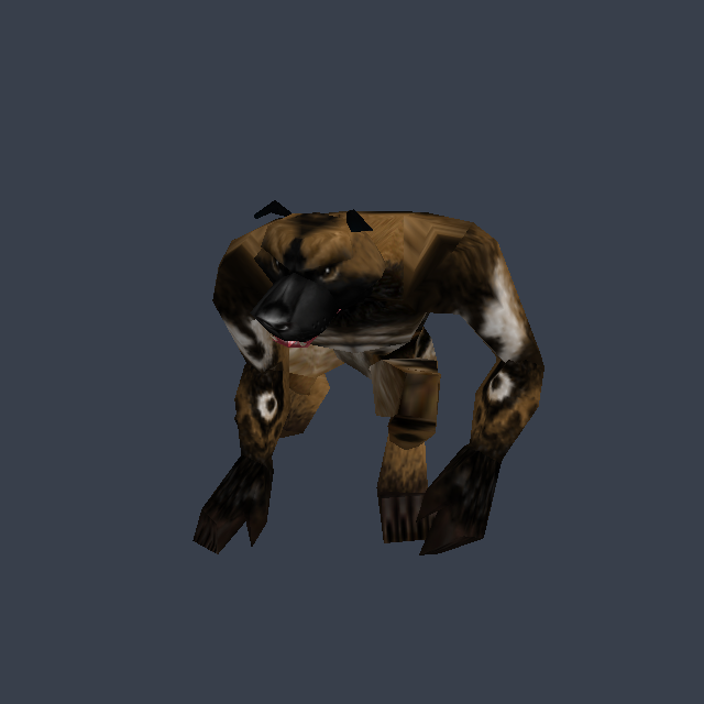 Kobold with original shared animation tracks