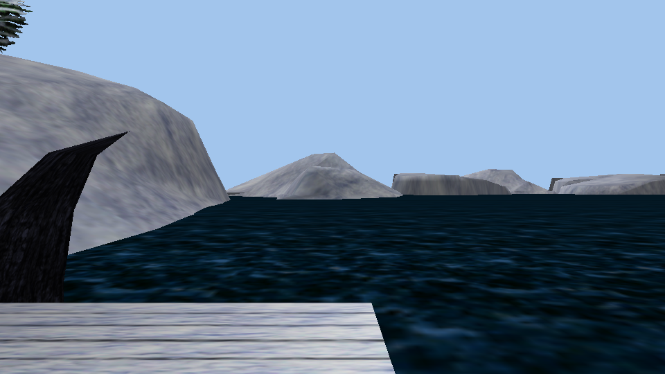 Iceclad: original shore and water geometry