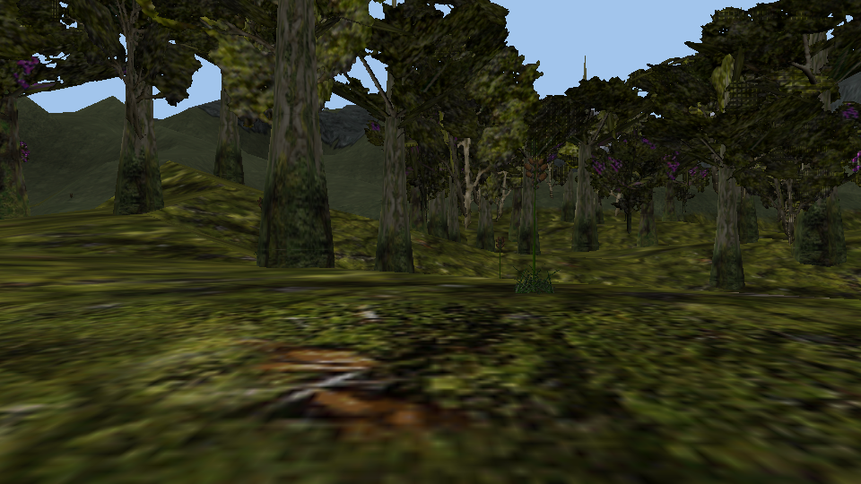 Stonebrunt: original terrain and trees