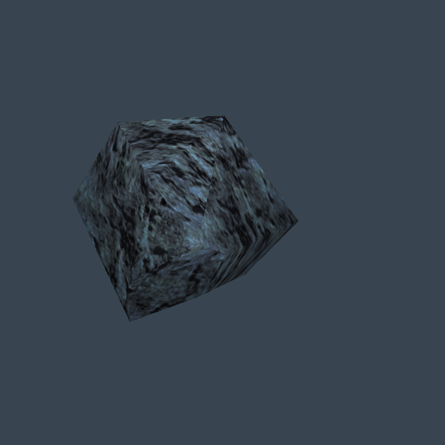 Original Permafrost rock translated eight world units