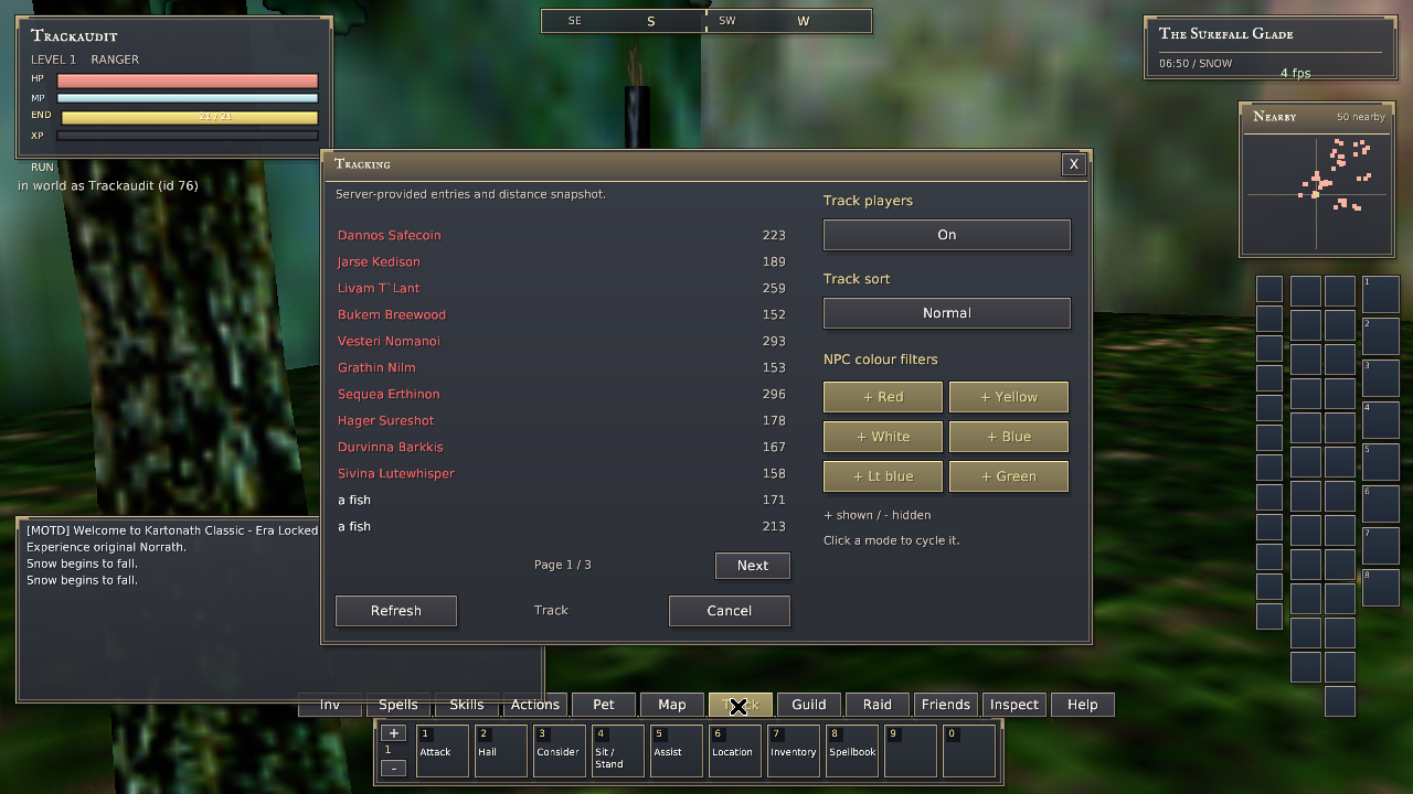 Tracking behaviour check: native-tracking-list.png