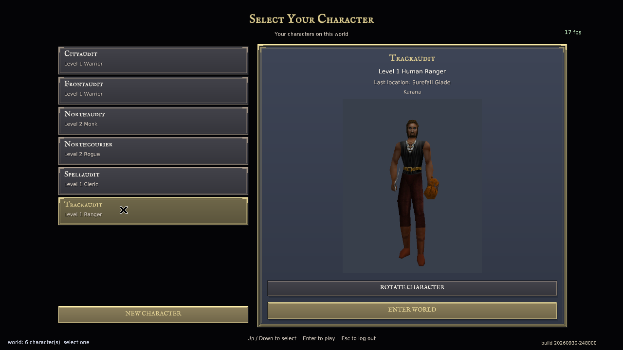 Character selection check: native-trackaudit-restored.png