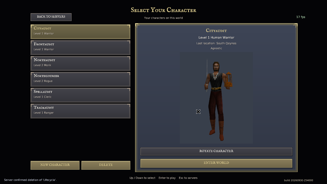Character lifecycle check: lifecycle-deleted-roster.png