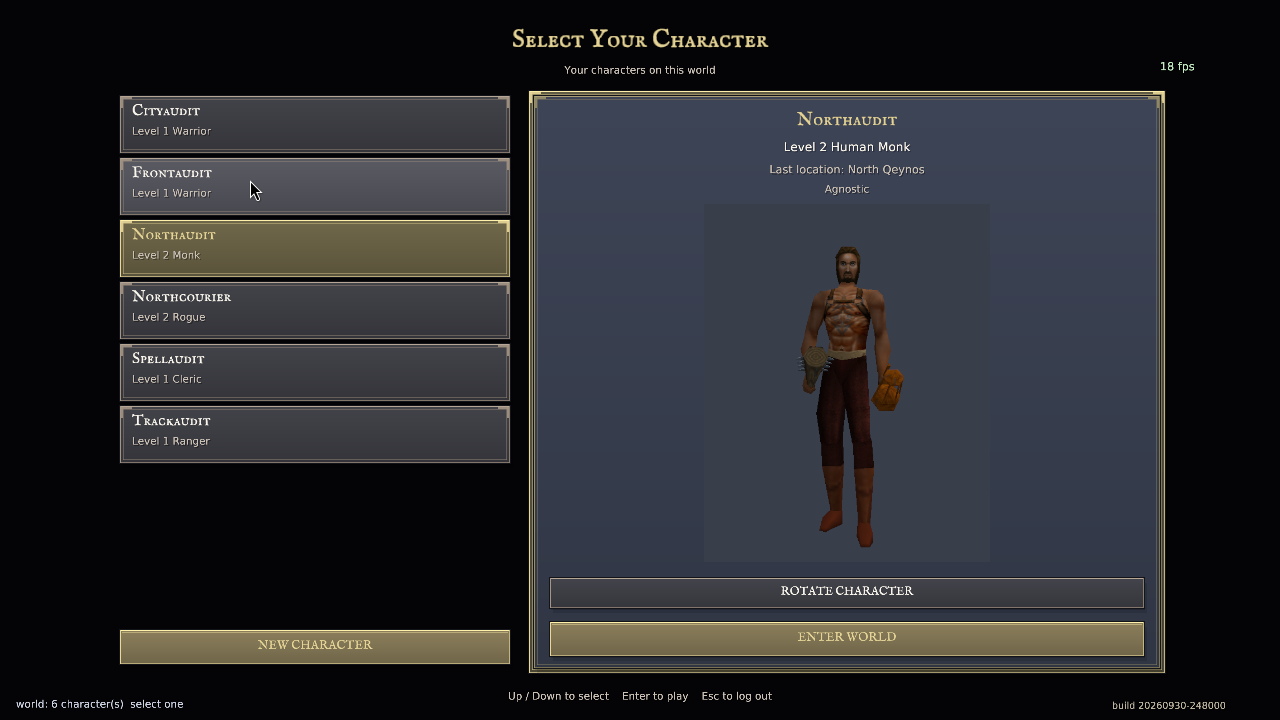 Character selection check: northaudit.png