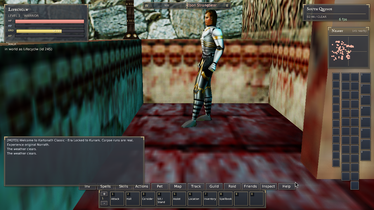 Character lifecycle check: lifecycle-world-rendered.png